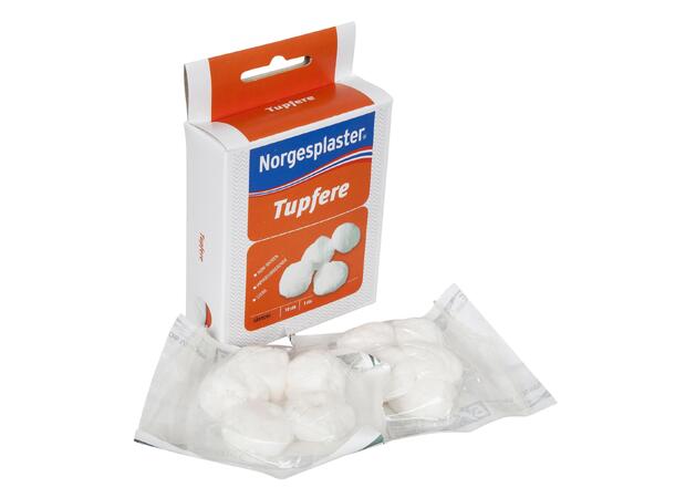 SCANSPORT Tupfere bomull 10 stk Tupfere til sårvask 